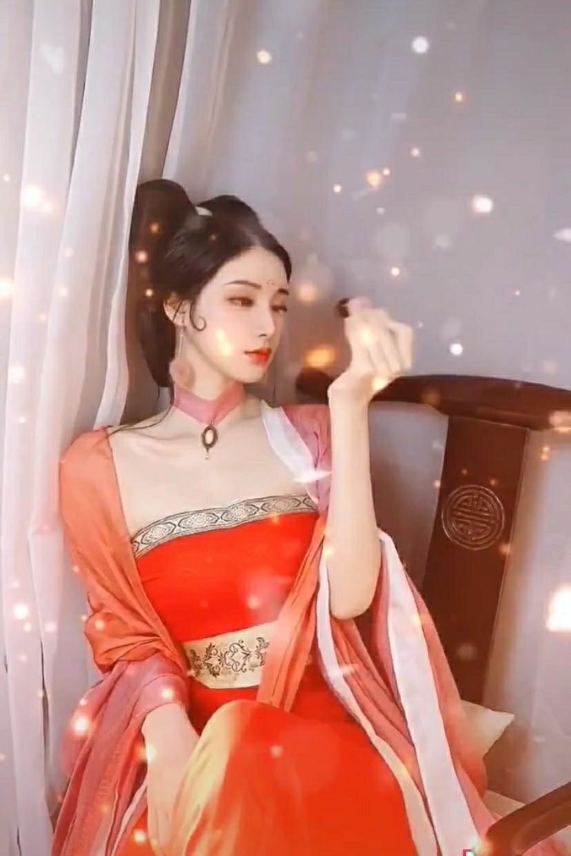 汉服女学生古装长款汉元素 演出服古风超仙 舞蹈服 抹胸 裙裤 大袖衫