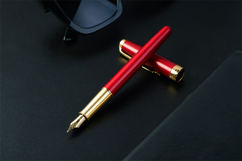 parker/派克钢笔官方旗舰法国进口 新款卓尔纯黑丽雅金夹墨水笔18k