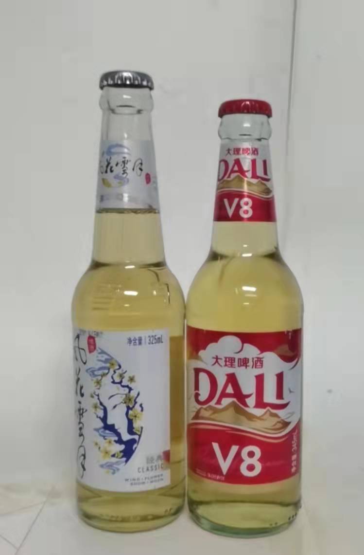 啤酒 罐装330ml*24听装 云南大理 v8特酿茉莉花 小麦黄啤【图片 价格