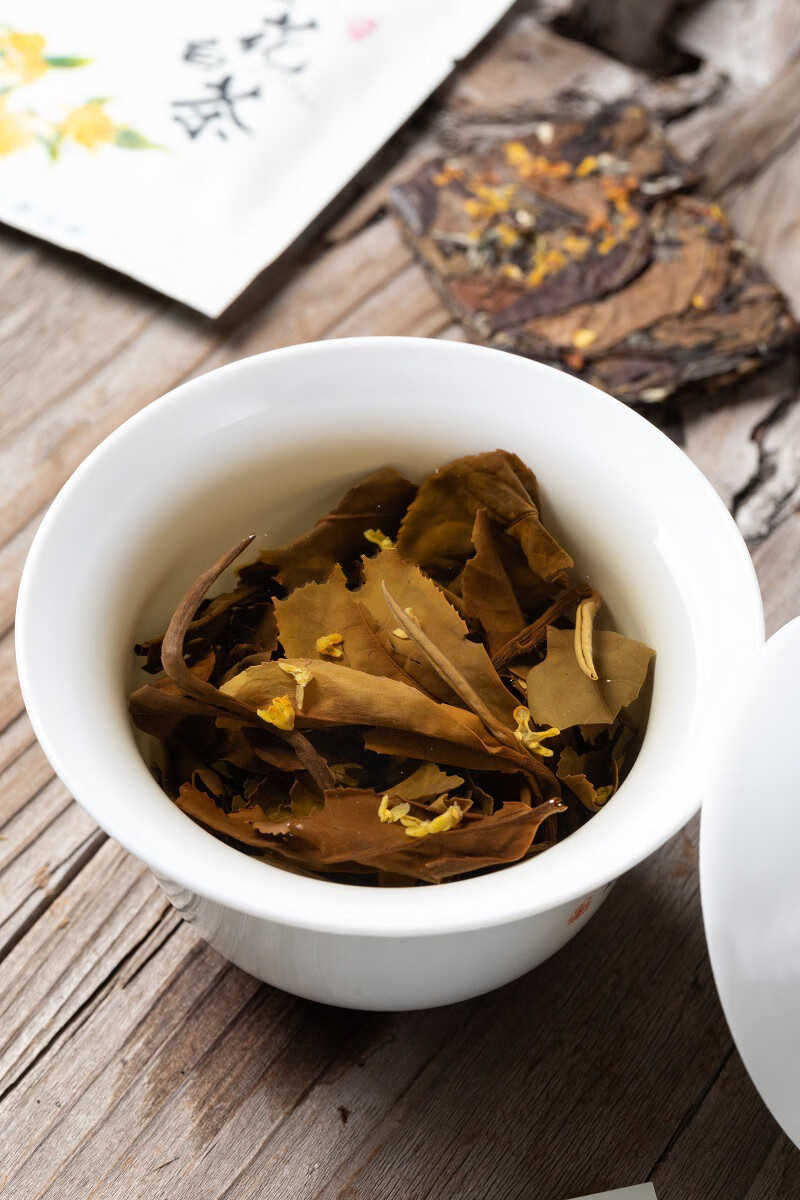 桂花老白茶饼干茶2011年福鼎老白茶小茶饼