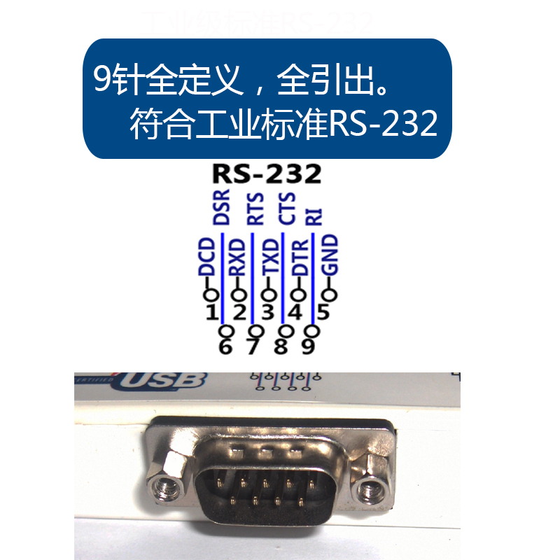 usb转232 485 ttl usb转rs232 usb转串口 usb转485 磁隔离usb转485422