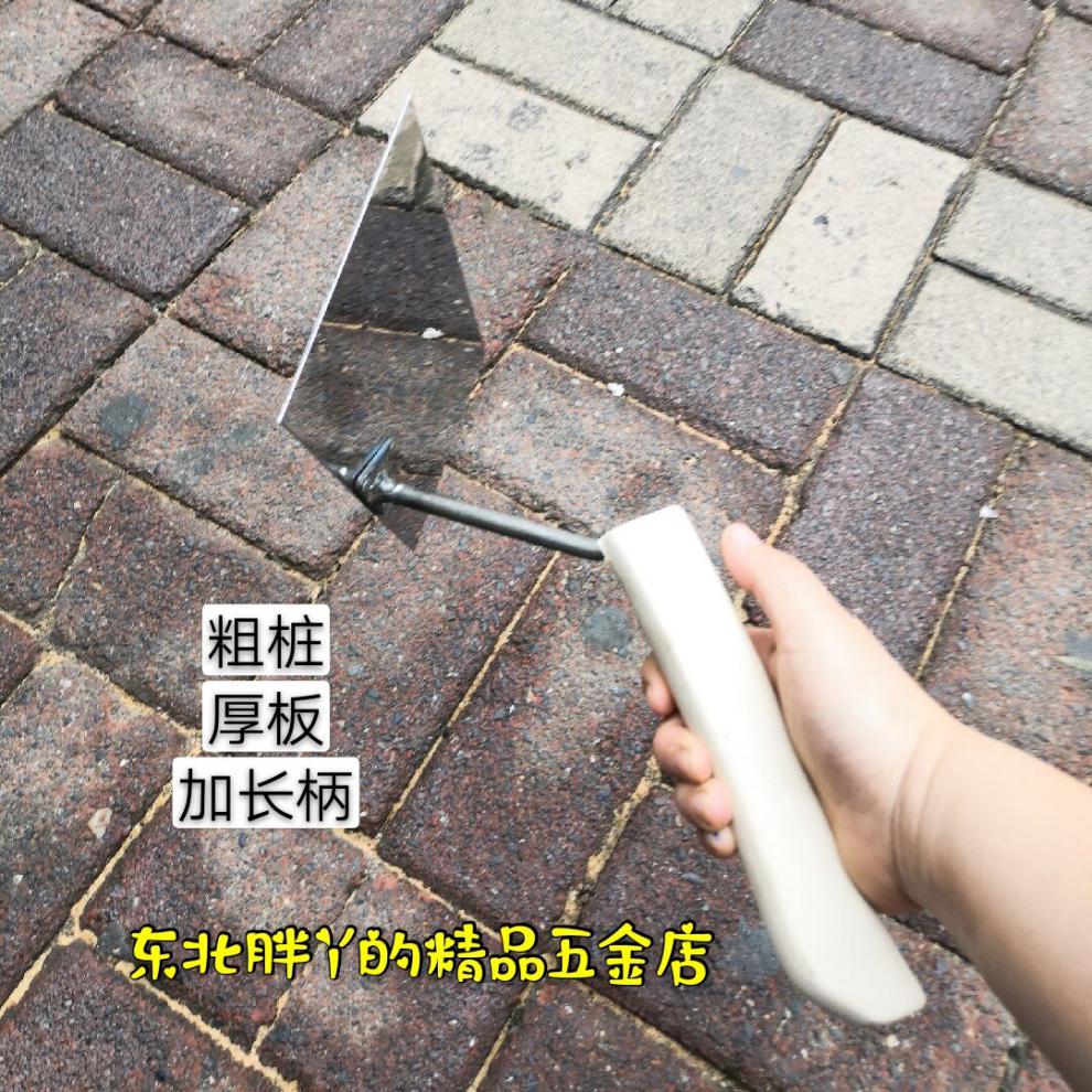 东北加长木把大铲方铲柄砌砖铲砌砖铲瓦工工具瓦工大铲手工大铲镜面大