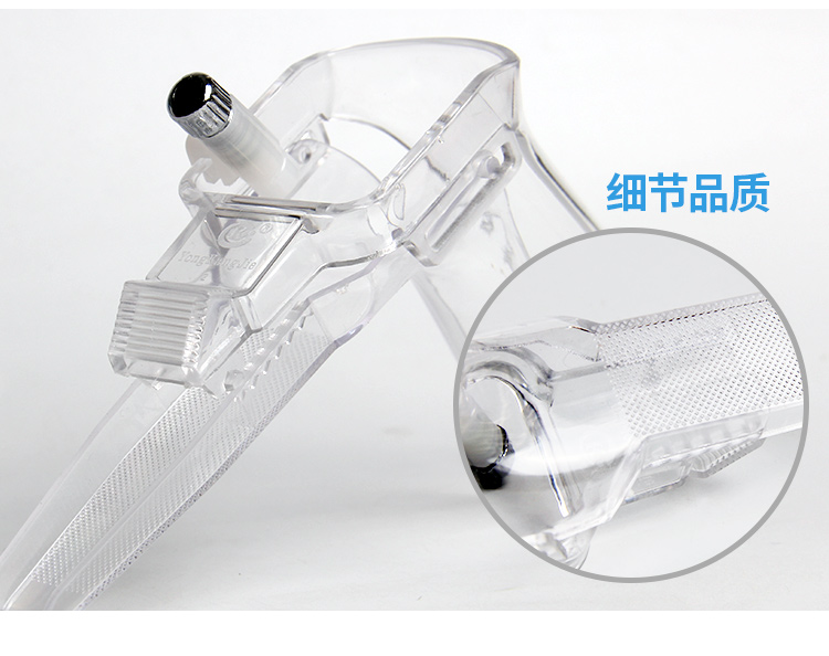 赫晨带灯扩阴器一次性扩张器医用妇科检查鸭嘴钳扩宫透明窥阴器成人