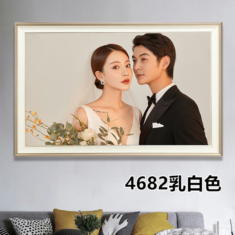 2021新款照片冲印加相框婚纱照相框加洗照片冲印全家福相片放大影楼
