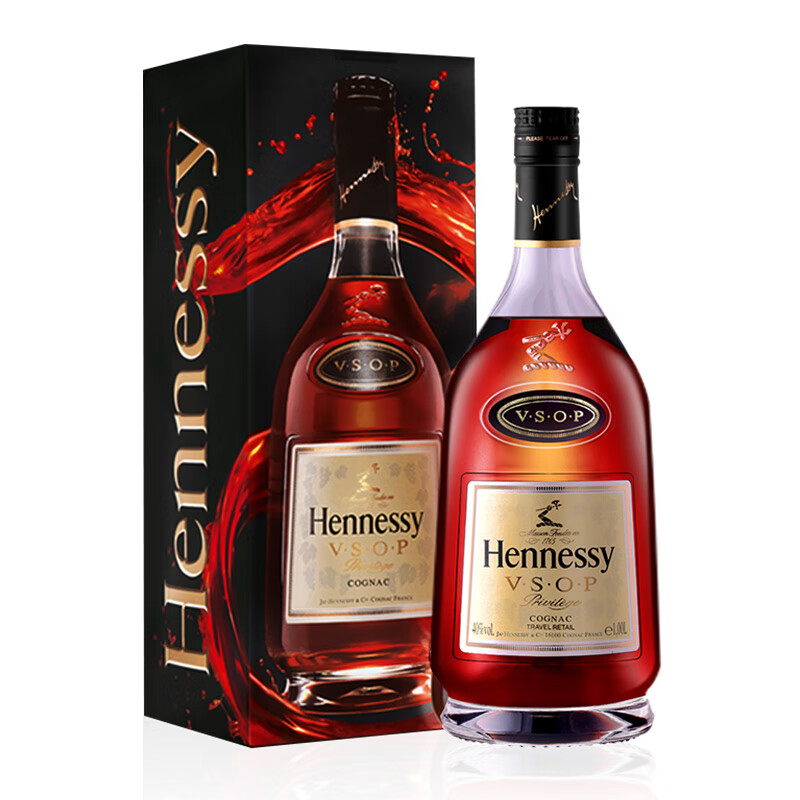 hennessy轩尼诗vsop700ml洋酒法国xo1l海外免税轩尼诗xo1000ml