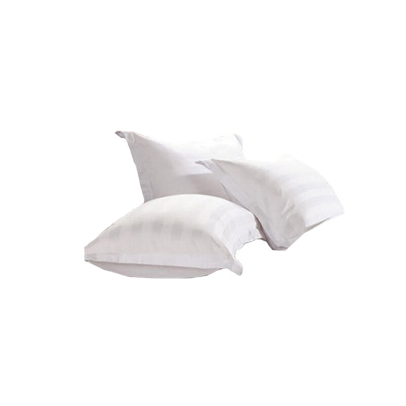 原凡水洗棉单人枕套一个 枕头套夏季枕芯套枕头皮枕头罩 本白纯色48x74cm