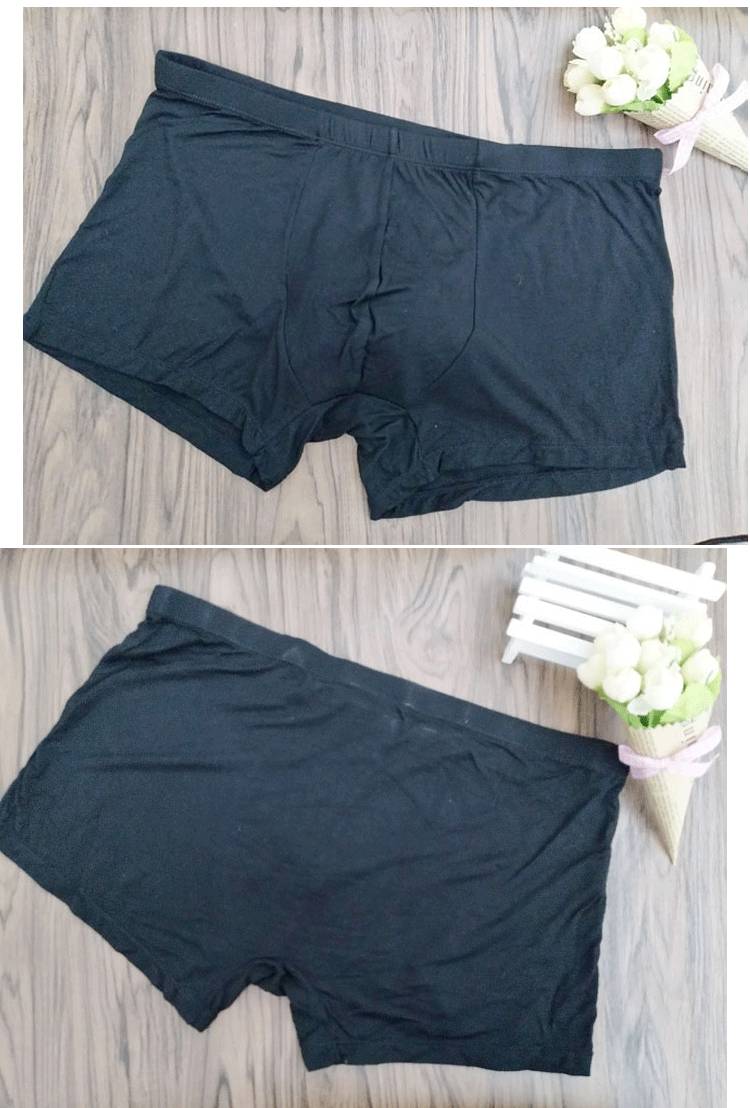 透气男生个性潮流男式休闲四季可穿短裤头底裤衩浅灰色369xl125140斤