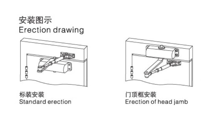 闭门器火门闭门器缓冲液压自动关门器经久耐用中号