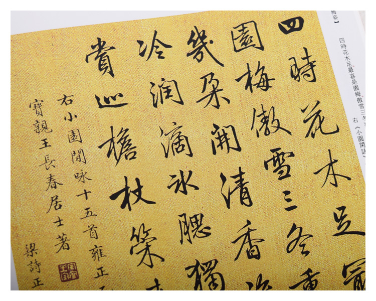 淘皮客梁诗正书法全集行书字帖毛笔练字临摹行楷十宫词小园闲咏月曼清
