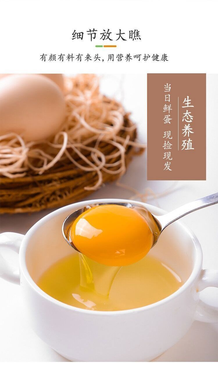 农家散养生态土鸡蛋虫草蛋新鲜农村笨鸡蛋月子宝宝蛋批发现拣现发10枚