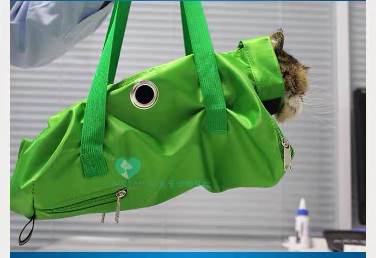 猫咪保定包洗猫袋洗澡神器猫猫剪指甲防抓咬专用固定猫包宠物用品黄色
