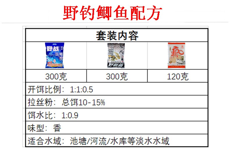 老三样鱼饵配方鲫鲤草鳊鱼九一八四季通杀钓鱼饵料速攻号腥香味野钓