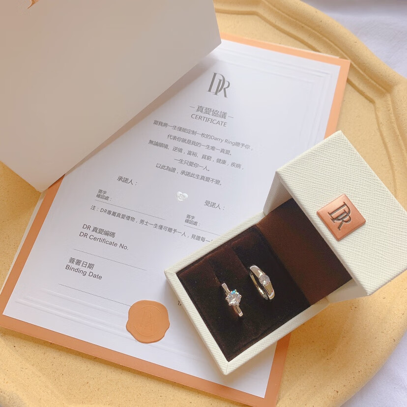 高端品质仿真假dr钻戒婚礼道具结婚对戒新娘戒指开口可调节求婚仪式