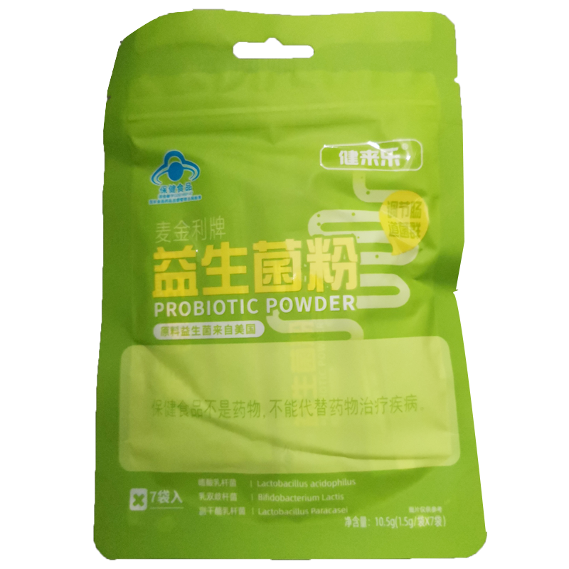 健来乐麦金利牌益生菌粉15g7袋cd