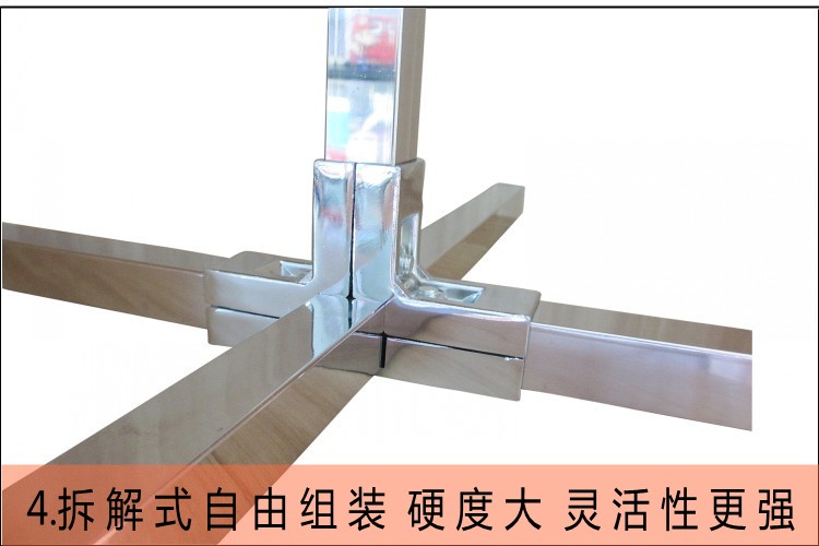 方管连接件25铝合金镀锌不锈钢方管连接件配件固定件免焊接接头25方管