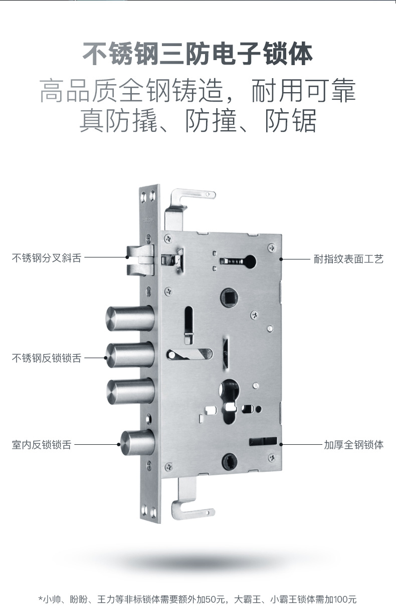 华为智选智能锁指纹锁家用防盗门密码锁门锁电子锁适用型全自动十大