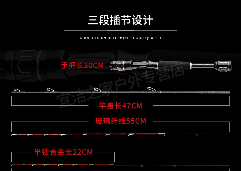 禧玛诺竞技同款雷筏竿碳素筏钓竿微铅软尾小筏竿伐钓鱼竿阀杆套装东美