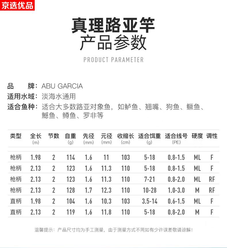 新版阿布路亚鱼竿套装阿布真理竿路亚十大鱼竿超轻远投竿套装竿马口