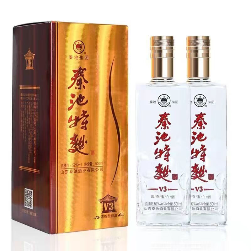 秦池特曲酒52度浓香型固态纯粮大曲口粮酒山东名酒临朐特产白酒2500ml