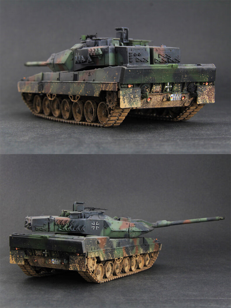 德国坦克军事拼装模型仿真135坦克世界德国豹2a6主战坦克hobbyboss