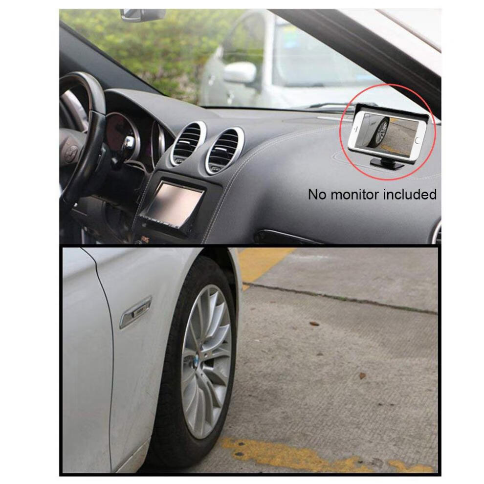 车载电器 倒车雷达 路探 wifi盲区摄像头汽车无线左右视侧视前轮倒车