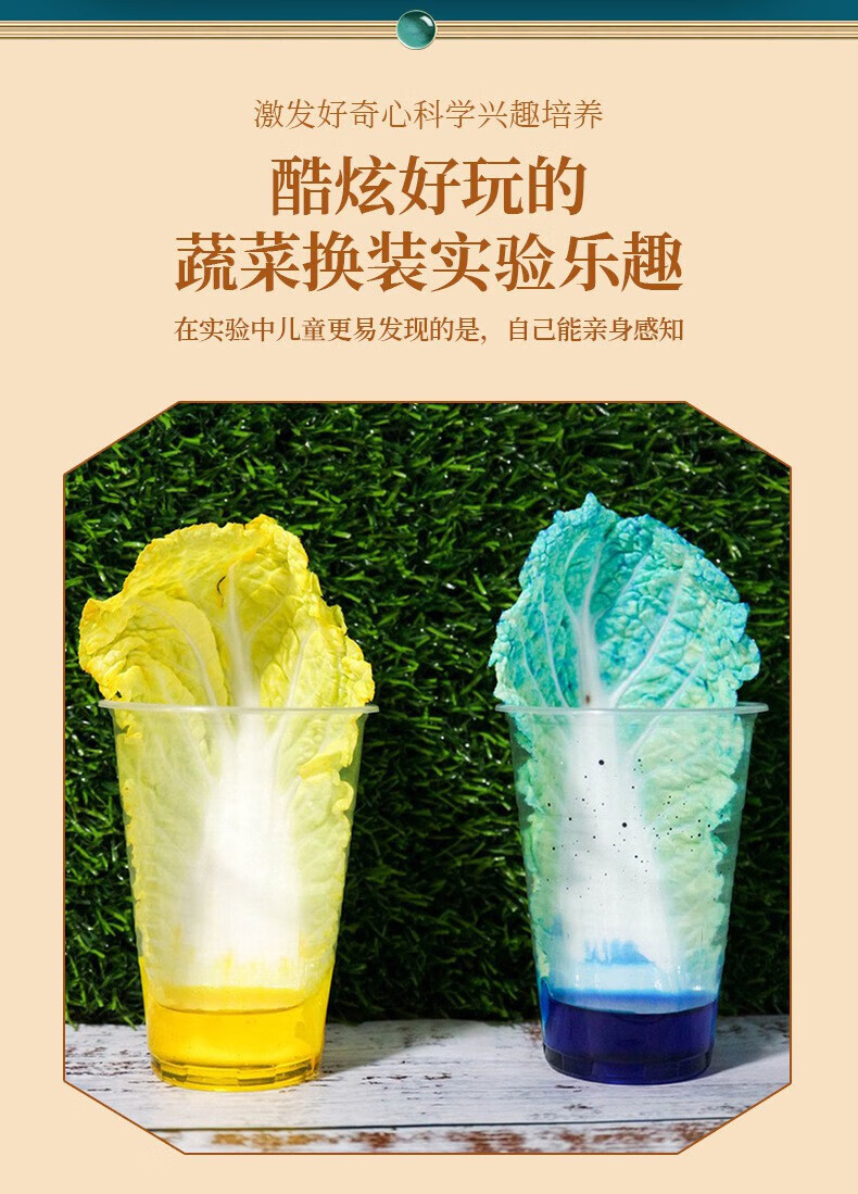 【畅杰精品】科学小实验套装学生幼儿园科技手工制作儿童趣味stem玩具diy材料 166实验套装(1盒)