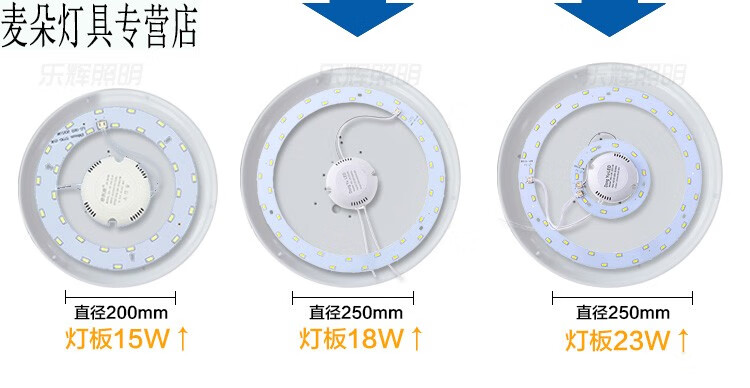 led吸顶灯改造灯板圆环形led灯管灯泡改造光源改装吸顶灯灯芯灯盘 乳