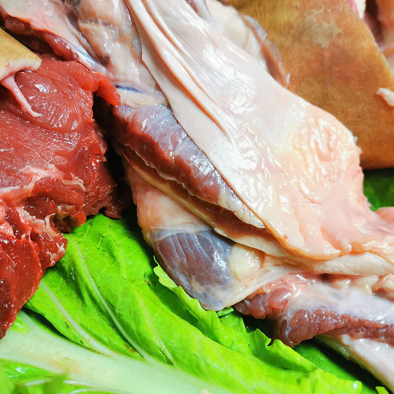 新鲜带皮牛腩肉农家散养现杀黄牛带皮牛肉牛后腿肉冷冻黄牛肉瘦肉带皮