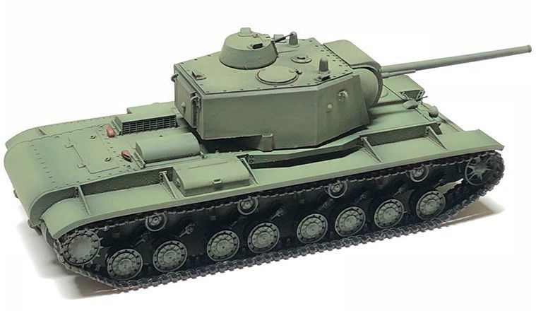 情人节礼物5m树脂成品模型172苏联kv4重型坦克坦克世界模型摆件图片色
