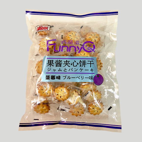 京选优品五折mixx巧丽滋果酱夹心饼干mixx巧丽滋果酱夹心饼凤梨味蓝莓