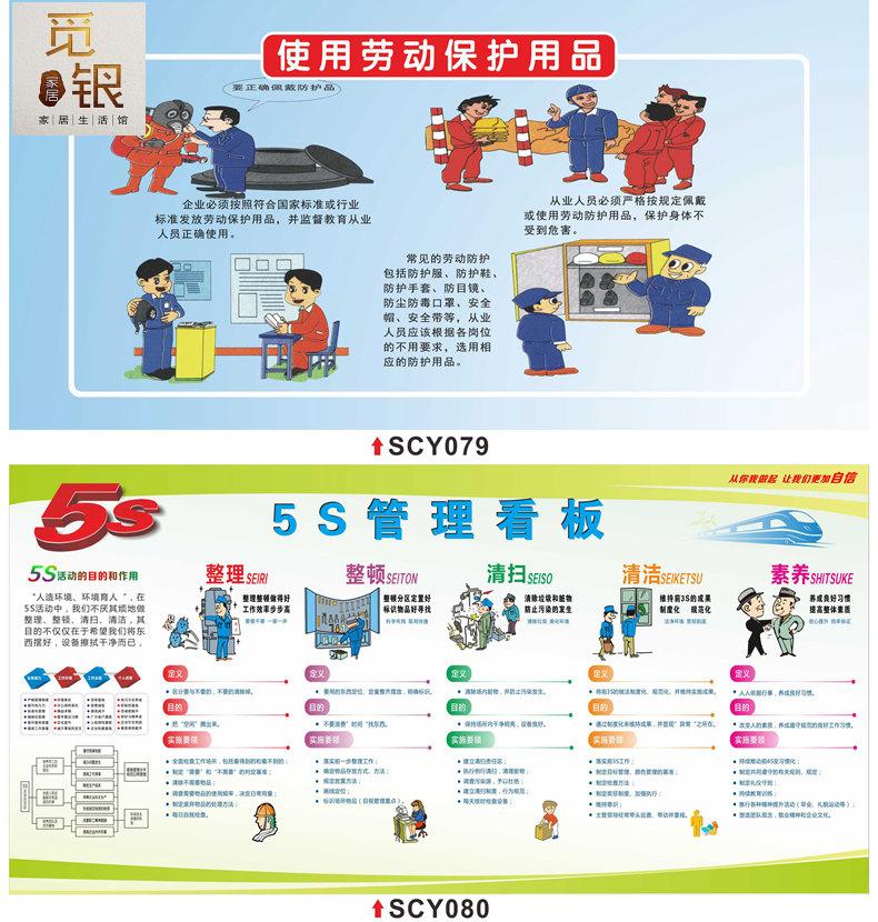 于2020安全生产月宣传展板挂图工厂车间消防安全四个能力宣传标语5s