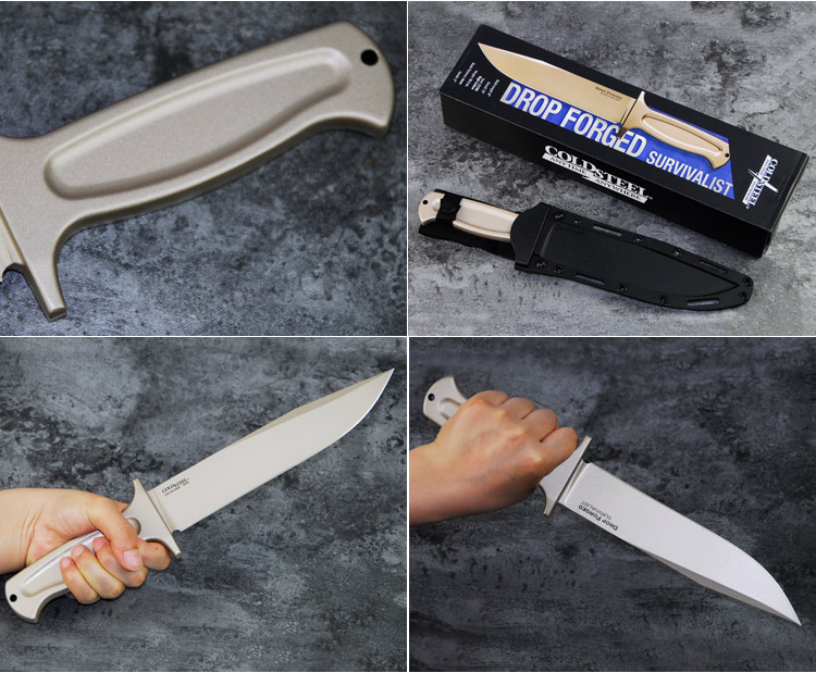 cold steel 美国冷钢 一体全龙骨高碳钢工具刀猎刀户外装备防身求生
