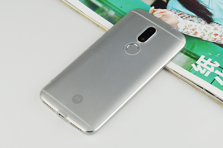 哮天虎moto m手机壳保护摩托罗拉xt1662硅胶防摔套moto m透明手机壳