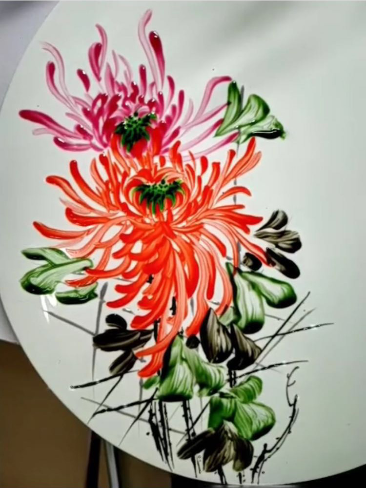 酒店厨师果酱画工具套装盘饰绘画工具果酱画行业标准套装 深紫色80克