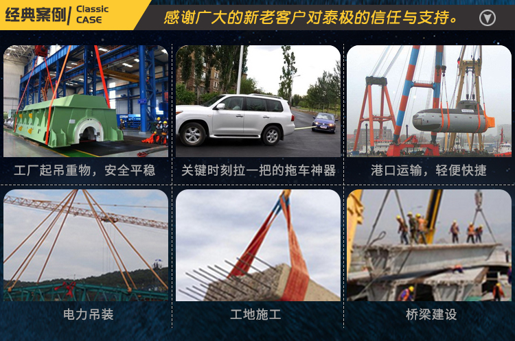 圆形尼龙吊装带双扣环形吊绳吊车起重吊装工具安全绳1吨2吨1吨1米尼龙