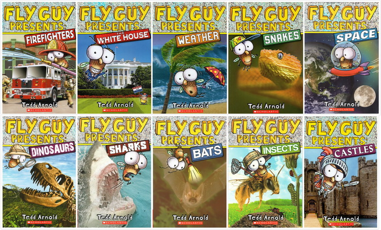 英文原版绘本 苍蝇小子fly guy presents系列 10册 科普绘本图画书