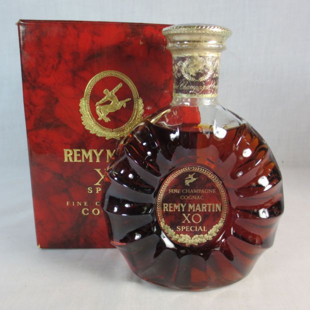 老洋酒人头马Remy Martin小花XO干邑白兰地7