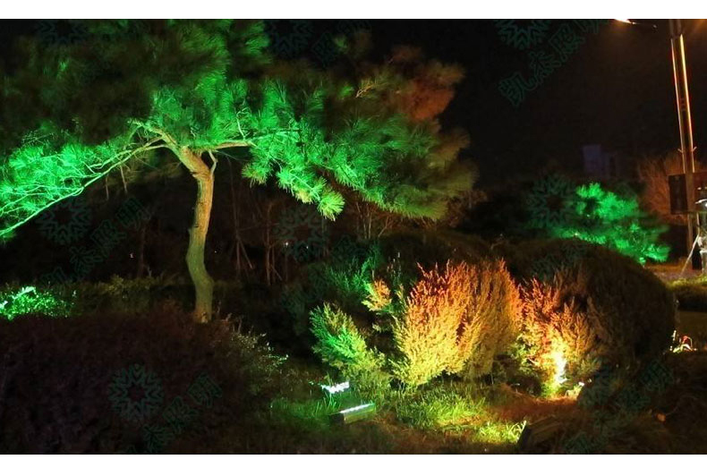 照树灯led景观庭院灯投光灯防水七彩变色广告灯招牌灯