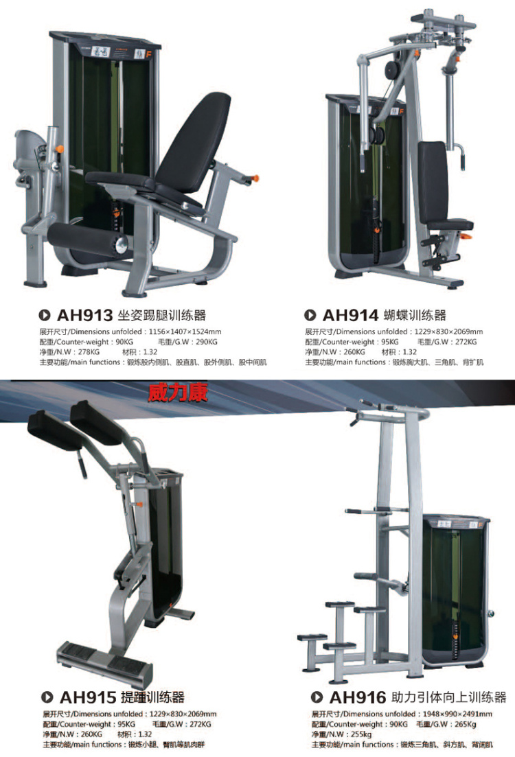 驰尚豪华二头肌训练器力量型综合训练机健身房单位俱乐部商用健身器材