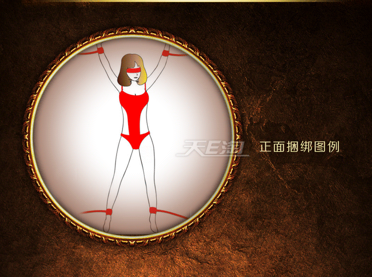 云曼(yunman) 床上束缚组合sm夫妻男女用手铐捆绑束缚