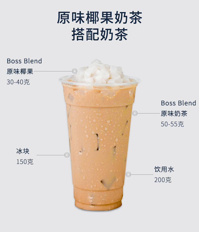 肉甜品珍珠奶茶原料椰果粒原价格质量 哪个牌子比较好