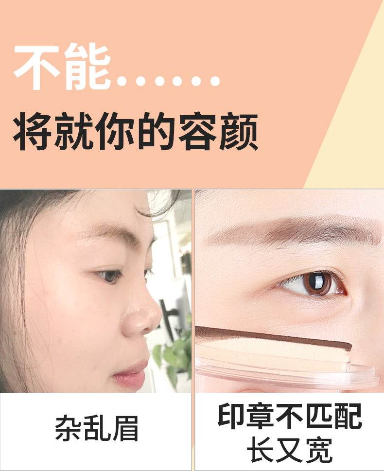 卡姿兰（Carslan） 眉粉女防水防汗带刷双色初学者眉笔不脱色自然持久不易晕染 02#灰粽（深棕+灰色）
