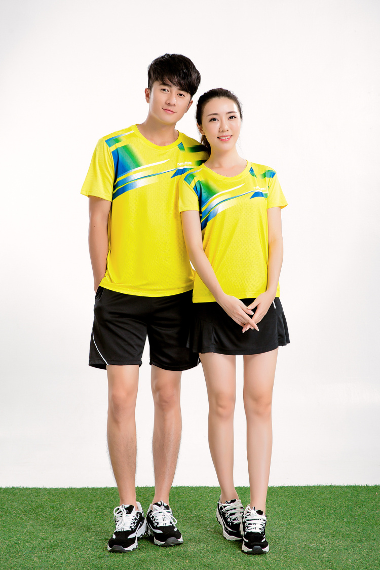 奈迈naimai羽毛球服套装男女款情侣运动套装 训练跑步