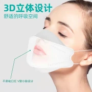 Hupusheng fish mouth mask willow leaf mask 3d three-dimensional kn95 mask 100 pieces 10 pieces*10 packs