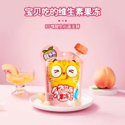 Duo cat cat vitamin jelly sucking peach flavor baby snacks children's juice with multivitamins 120g