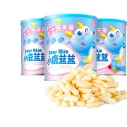 Xiaolu Lanlan_Recommended_Infant puffs for babies over 6 months old snack finger puffs freeze-dried cheese flavor 3 cans