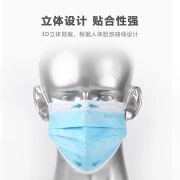 Xiaoxin Protective Disposable Medical Surgical Mask [single-piece independent packaging] [one piece per pack] three-layer protective blue mask [event style] 100 pieces