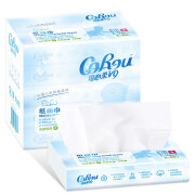 可心柔 V9婴儿纸巾柔润保湿抽纸面巾纸3层60抽5包餐巾纸纸抽