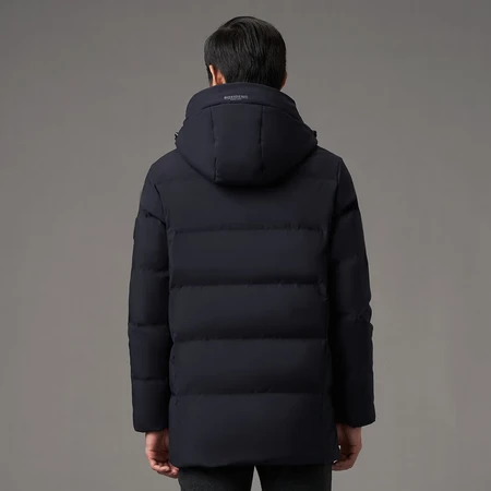 Bosideng down jacket men's winter new warm classic casual series windproof new national standard velvet jacket black black 5177 180/96A Bosideng down jacket men's winter new warm classic casual series windproof new national standard velvet jacket black black 5177 180/96A