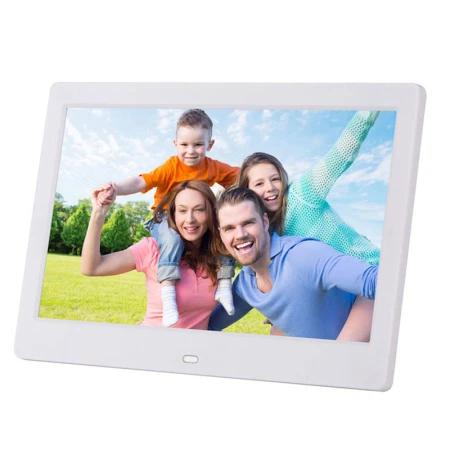 Jinling Shengbao digital photo frame 10-inch high-definition quality electronic photo album can be hung on the wall exhibition calendar picture music video advertising loop playback gift 16G U disk texture white Jinling Shengbao digital photo frame 10-inch high-definition quality electronic photo album can be hung on the wall exhibition calendar picture music video advertising loop playback gift 16G U disk texture white